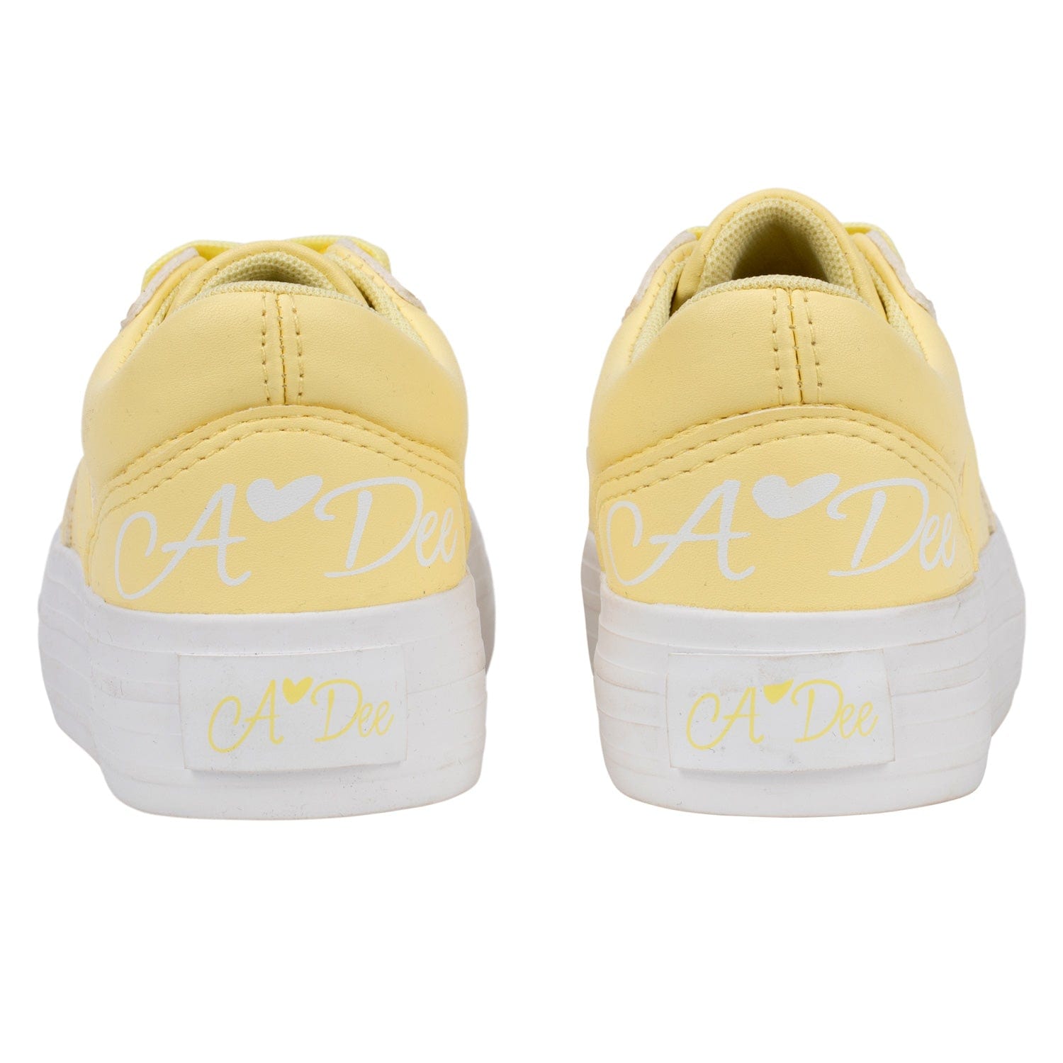 A-Dee Shoes S241905-1001 Adee Girls Patty Lemon Cake Platform Trainer