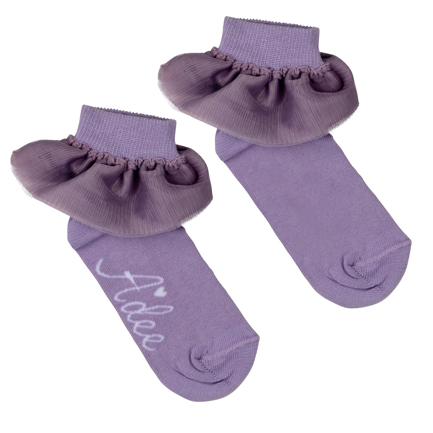 A-Dee Coats & Jackets S243916-3812 Adee Girls Nova Lilac Tulle ankle sock