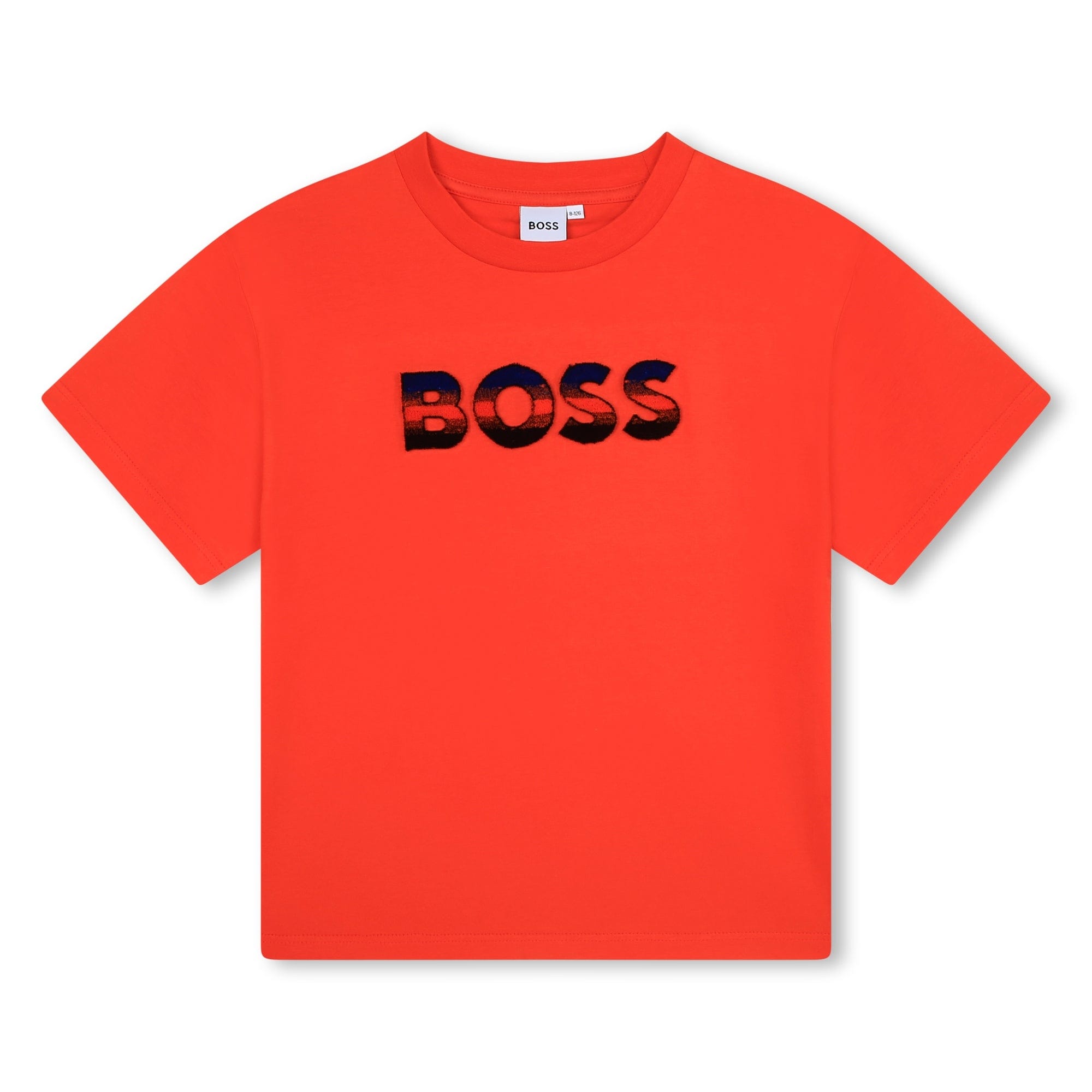 Boss Tops 4yr Boss Boys Bright Red Holiday Capsule Short Sleeves Tee-Shirt
