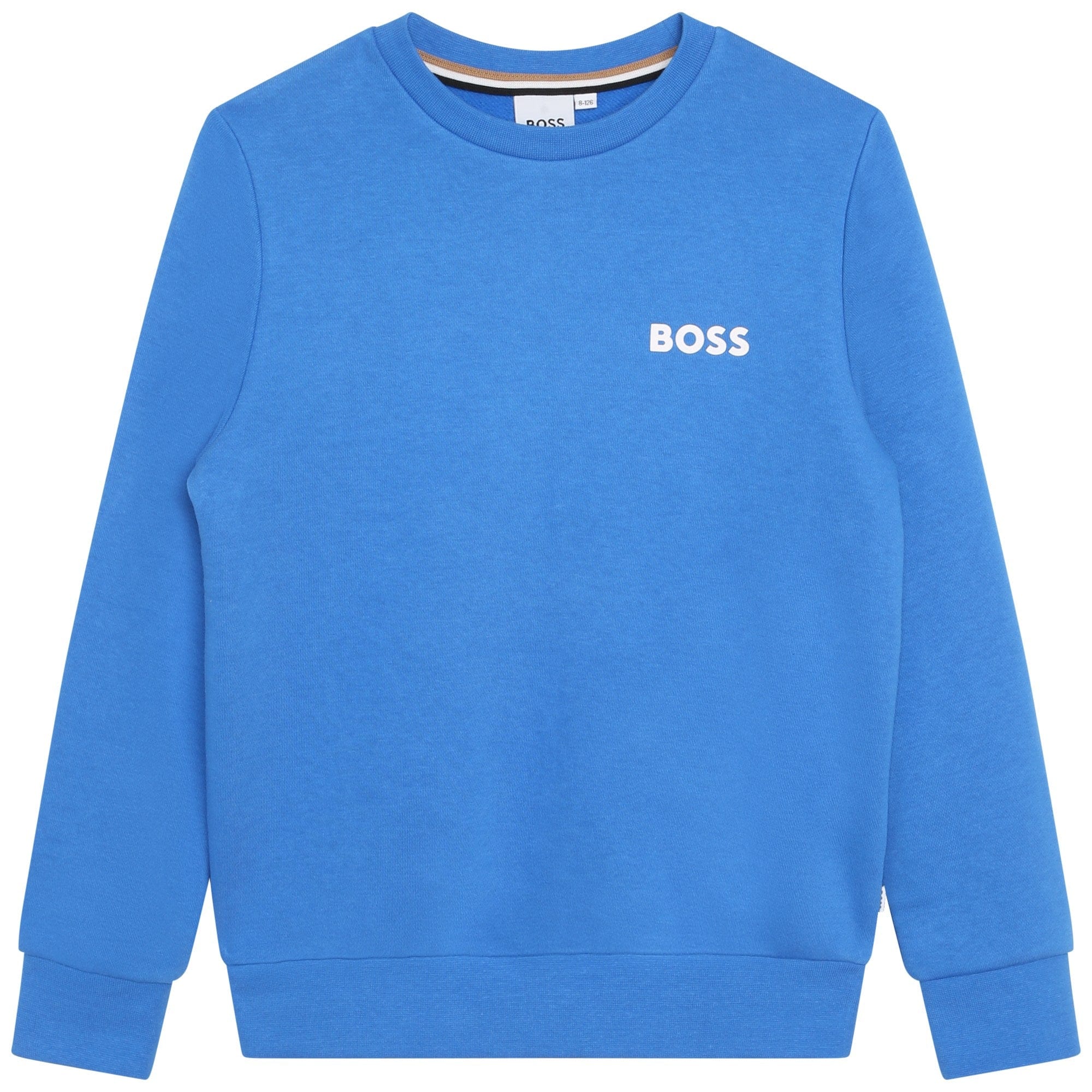 Boss Top J25Q12- 846  Boss Boys Navy Blue Essentiel Sweatshirt
