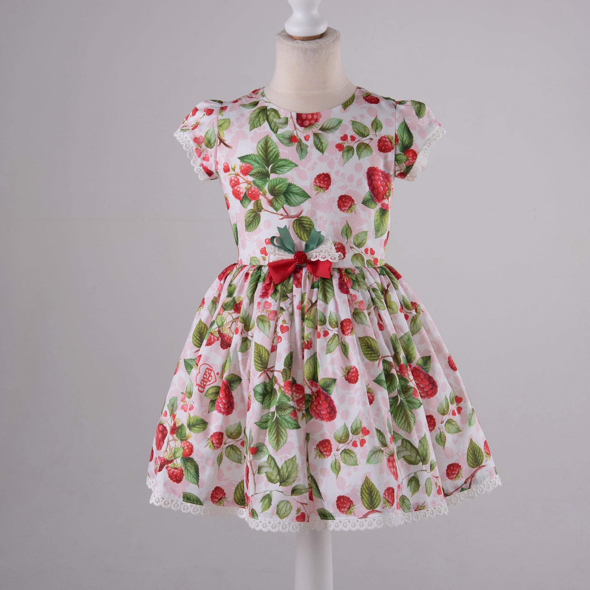 Daga 2yr 9645 Daga Baby Girls Floral Print Dress