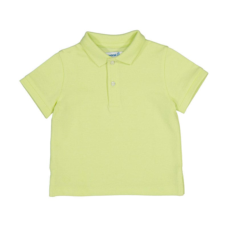 102-14 Mayoral Baby Boys Lime Short Sleeves Polo Shirt