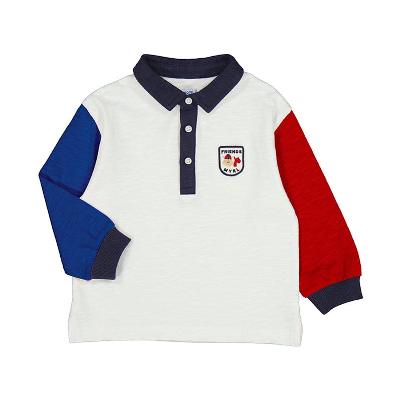 Mayoral Tops Mayoral Baby Boys Klein-Red L/S Polo