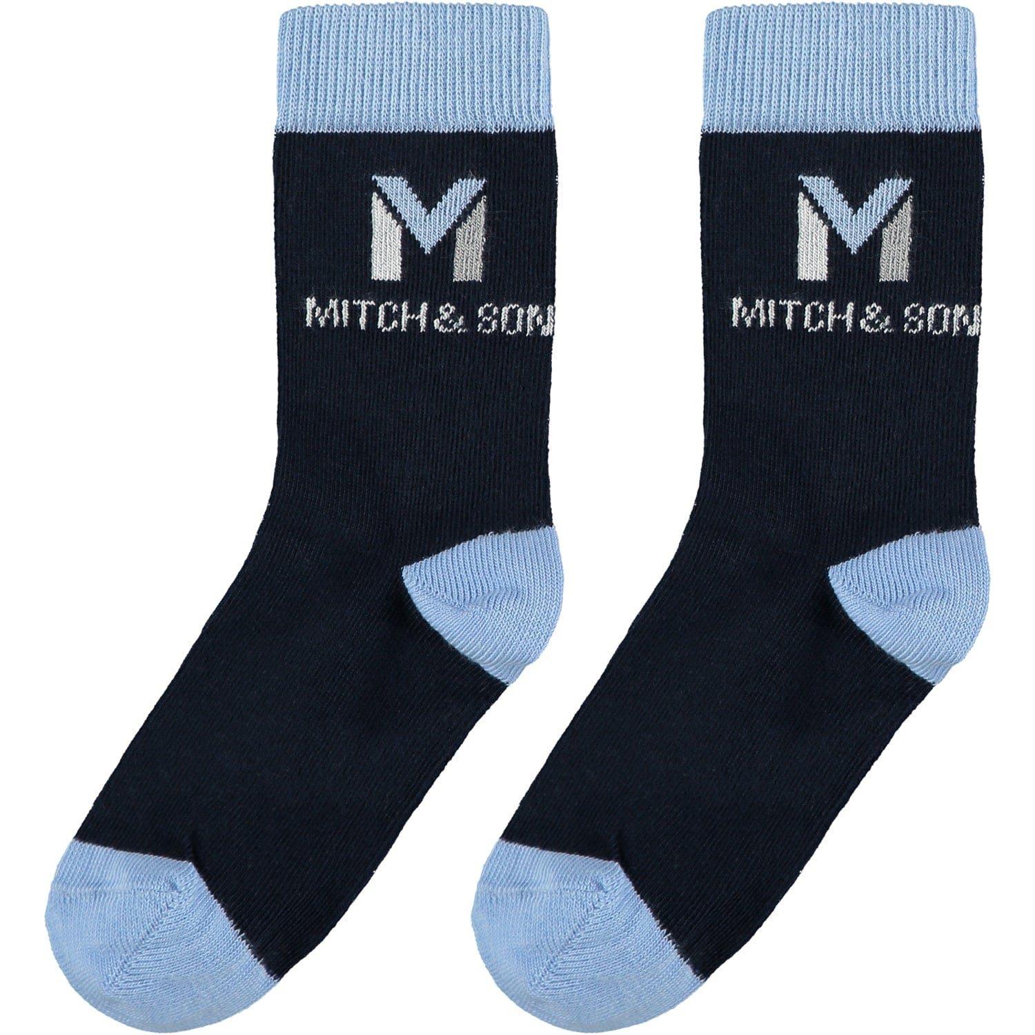 Mitch & Son Socks & Tights 18m / Navy Blue Mitch & Son Navy Blue Perry 2 pack socks
