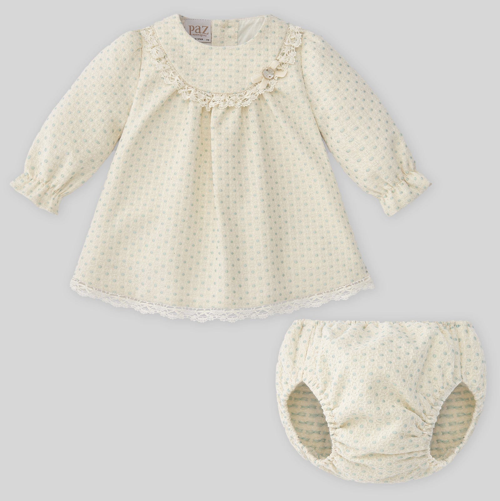 Paz Rodriguez Dresses 3m Paz Rodriguez Baby Girls Woven Dress and Bloomers Set