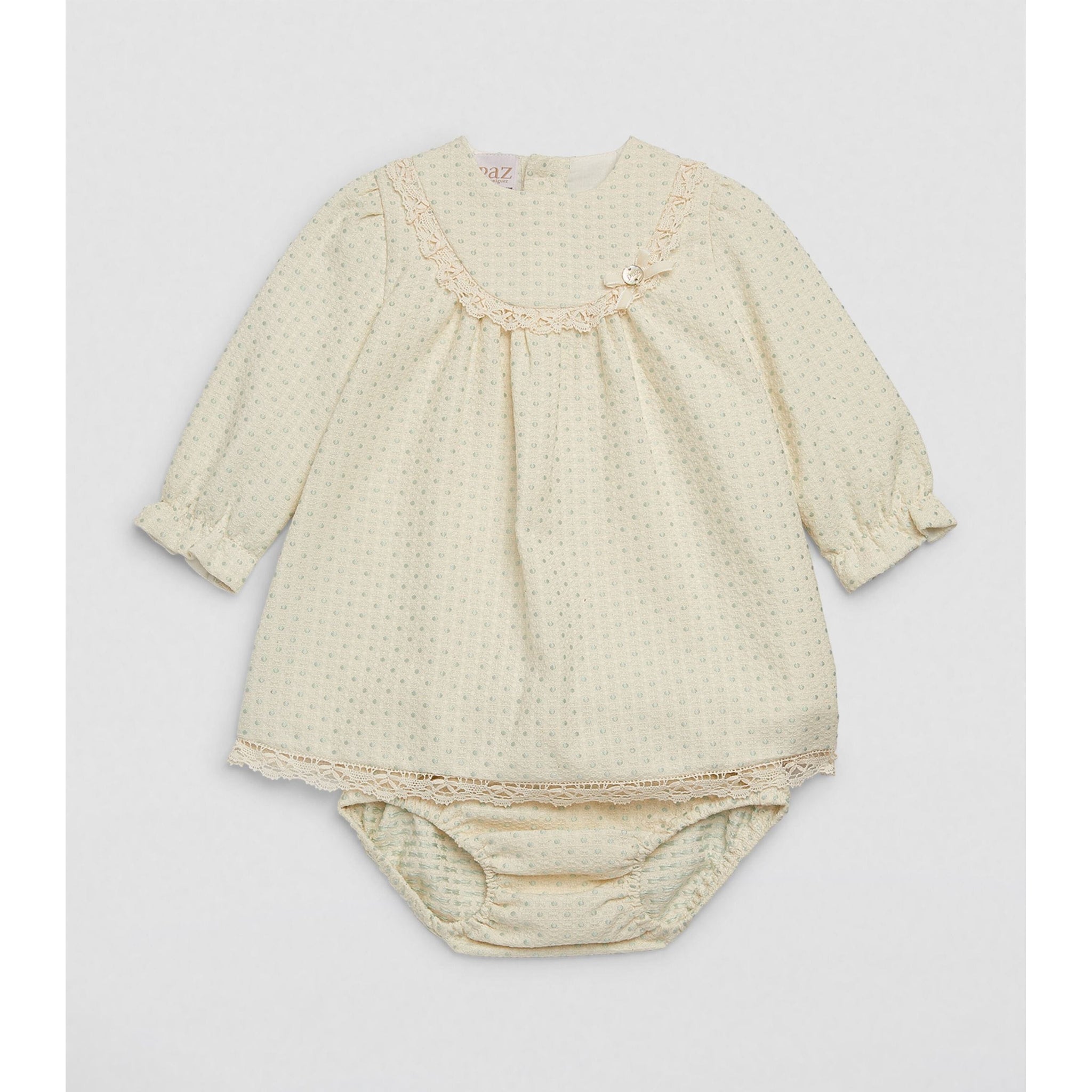Paz Rodriguez Dresses Paz Rodriguez Baby Girls Woven Dress and Bloomers Set