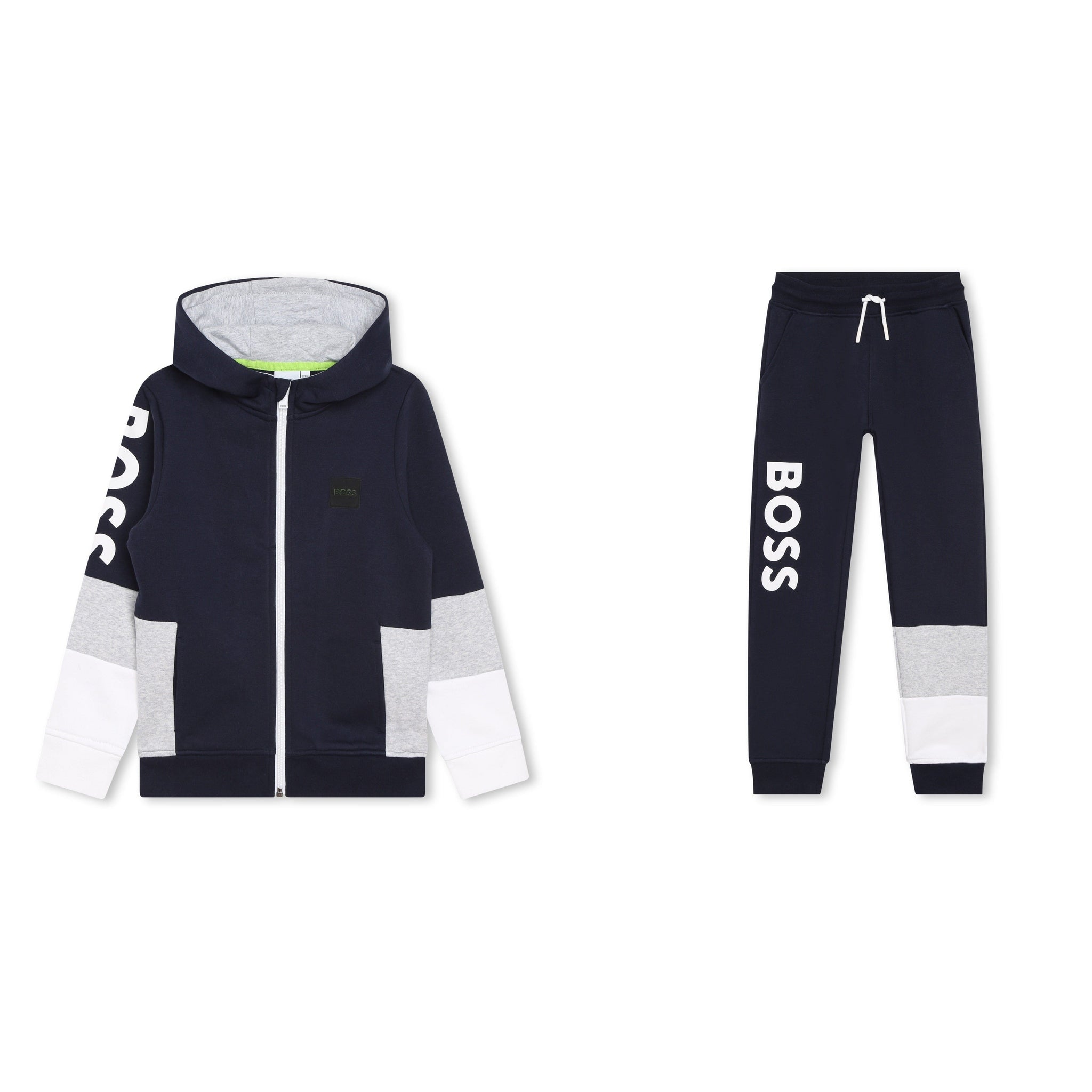 BOSS Top & Shorts 4yr Boss Boys Blue French Terry Jogging Track Suit
