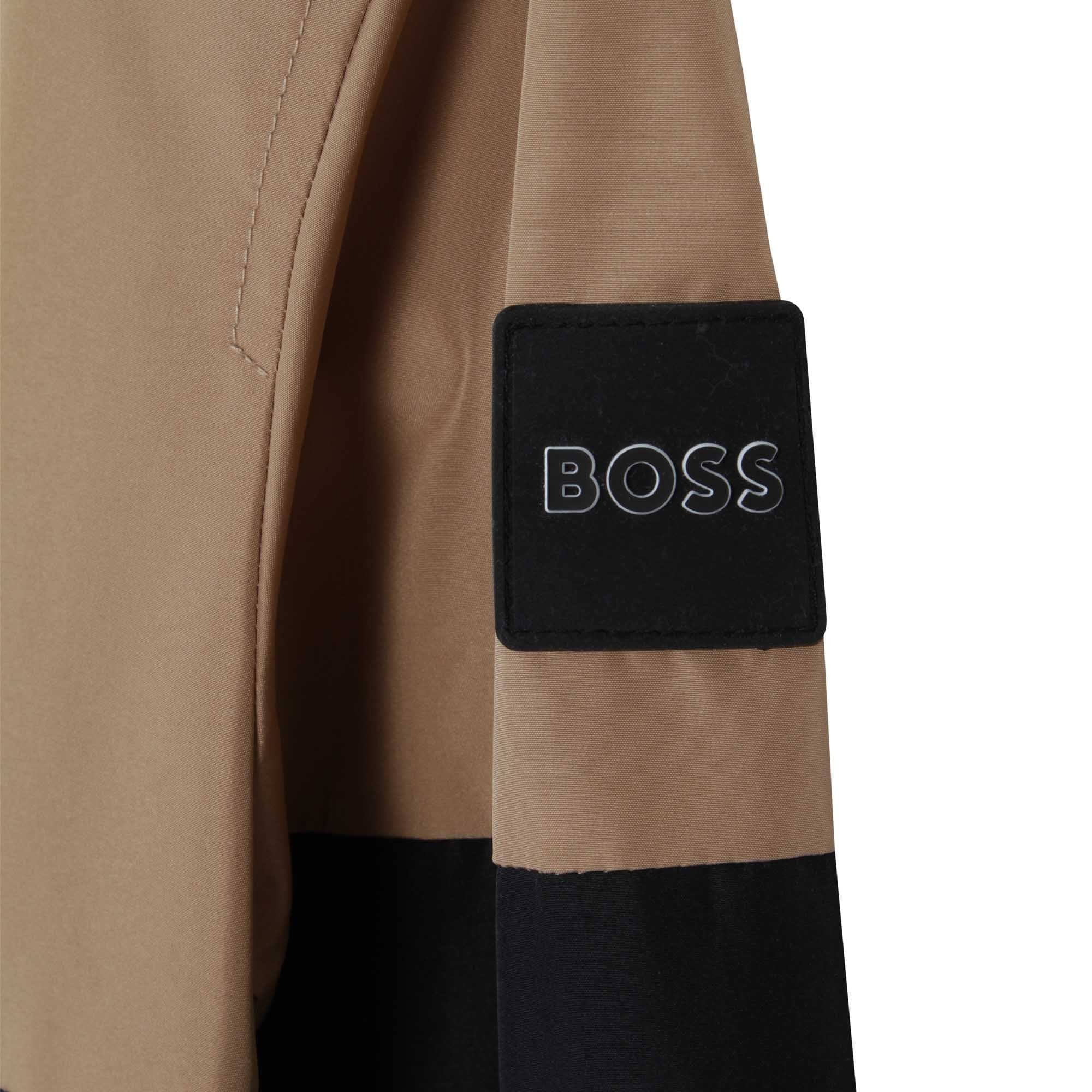 BOSS Boys BOSS Black Windbreaker Jacket