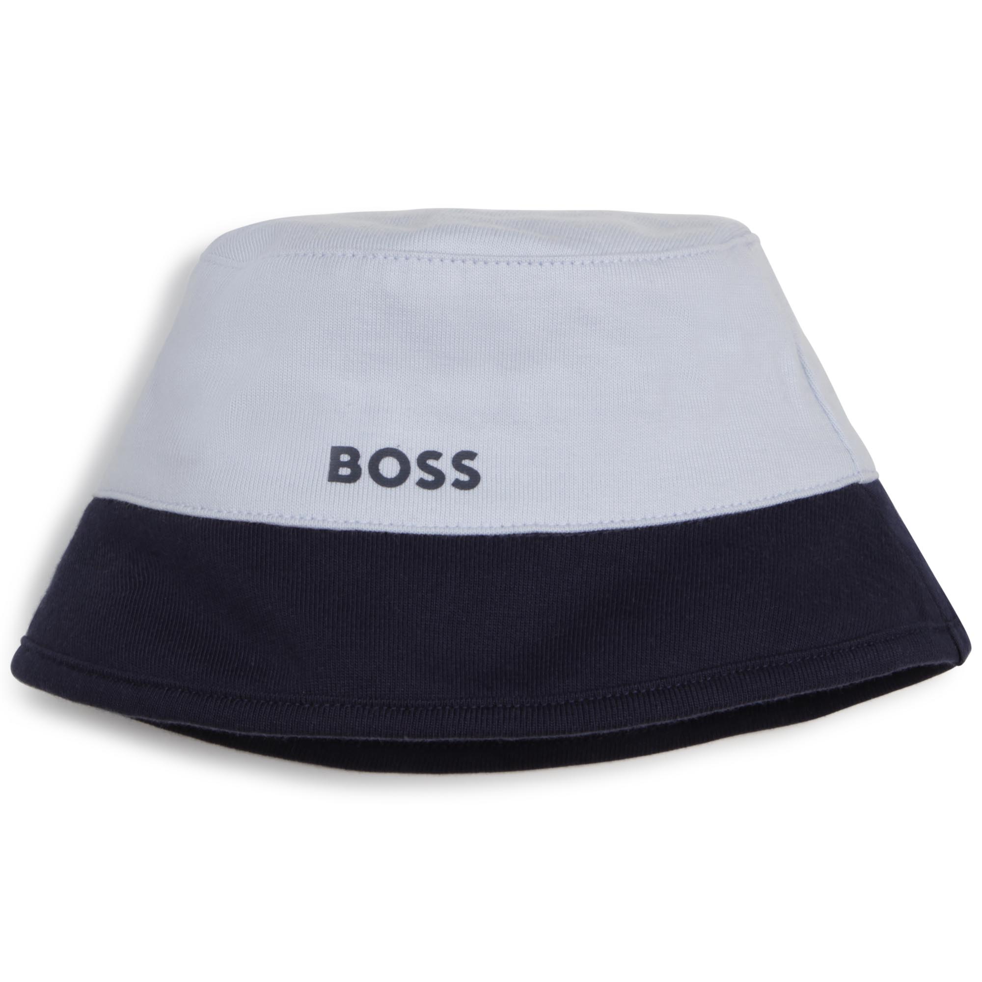 BOSS 3m Boys BOSS Blue Outfit & Hat