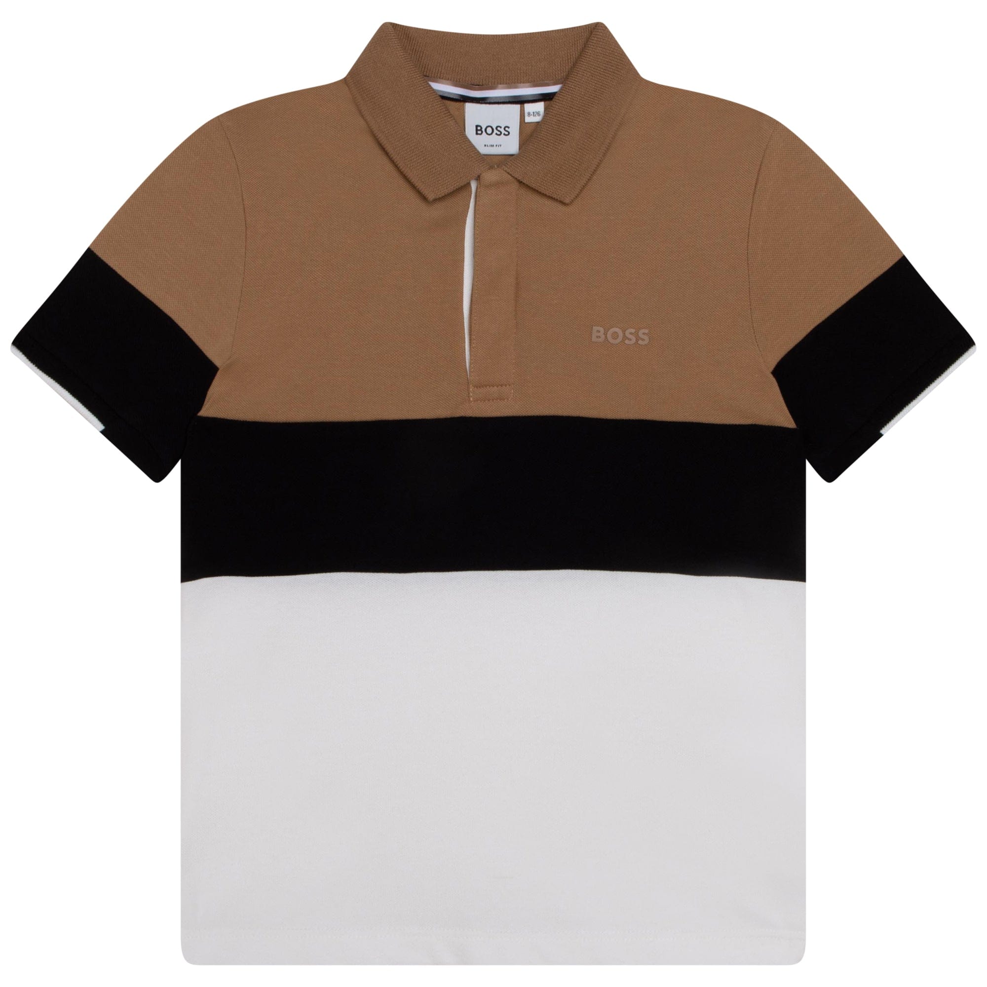 Boss 04Yr Boys Stone Short Sleeve Polo-Shirt