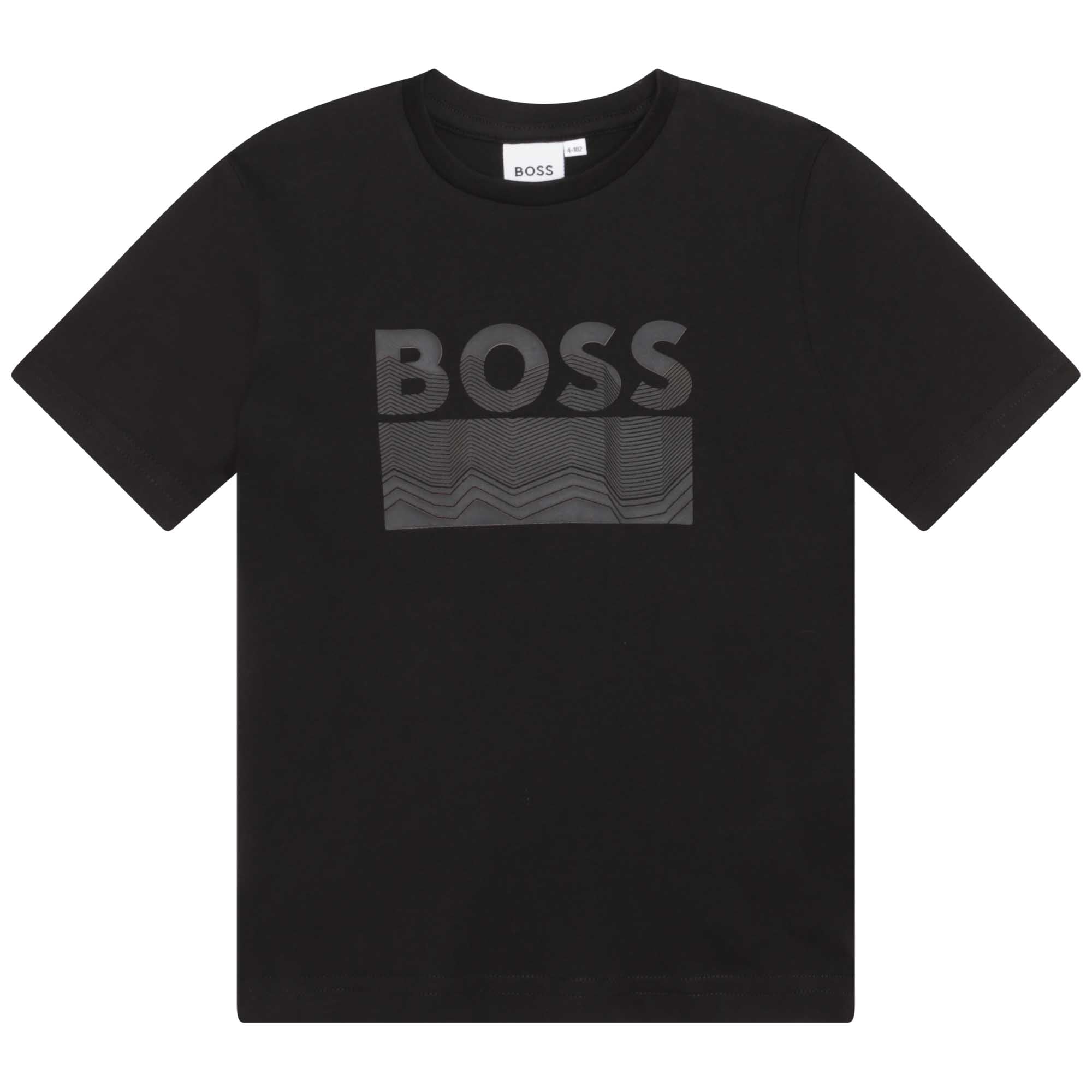 Boss 04Yr Junior black Hugo t-shirt  for boys