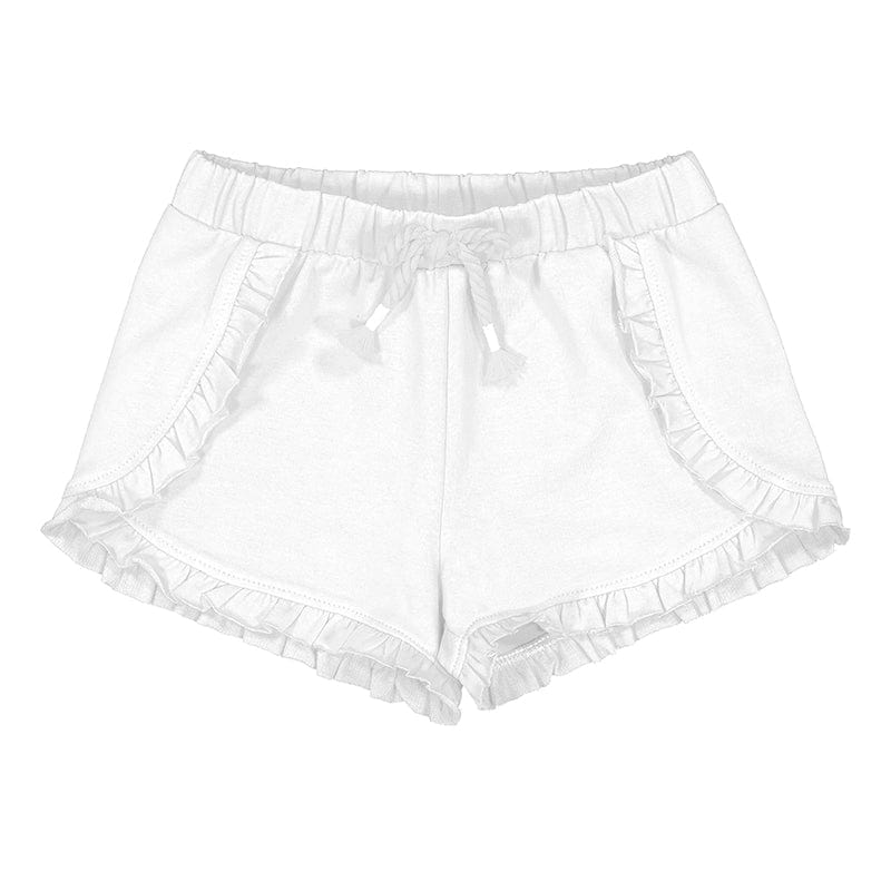 Mayoral Shorts 6m Mayoral Baby Girls White Cotton Shorts