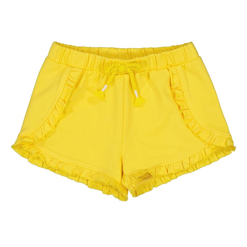 Mayoral Shorts 6m Mayoral Baby Girls Yellow Cotton Shorts