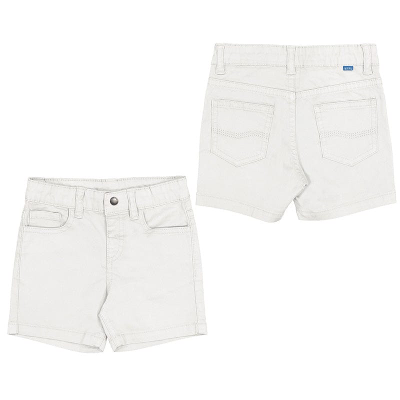 Mayoral Shorts 6m Mayoral Boys Cream Basic 5 pockets twill shorts
