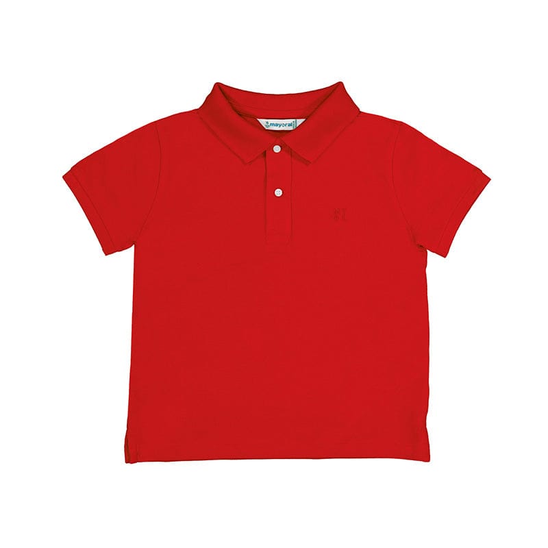 Mayoral Tops 2yr Mayoral Boys Red Classic Polo Top