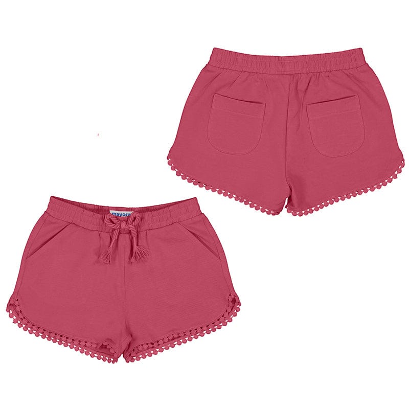Mayoral Shorts Mayoral Girls Bright Pink Cotton Shorts