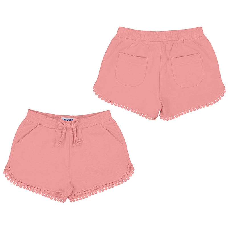 Mayoral Shorts 2yr Mayoral Girls Pink Cotton Shorts