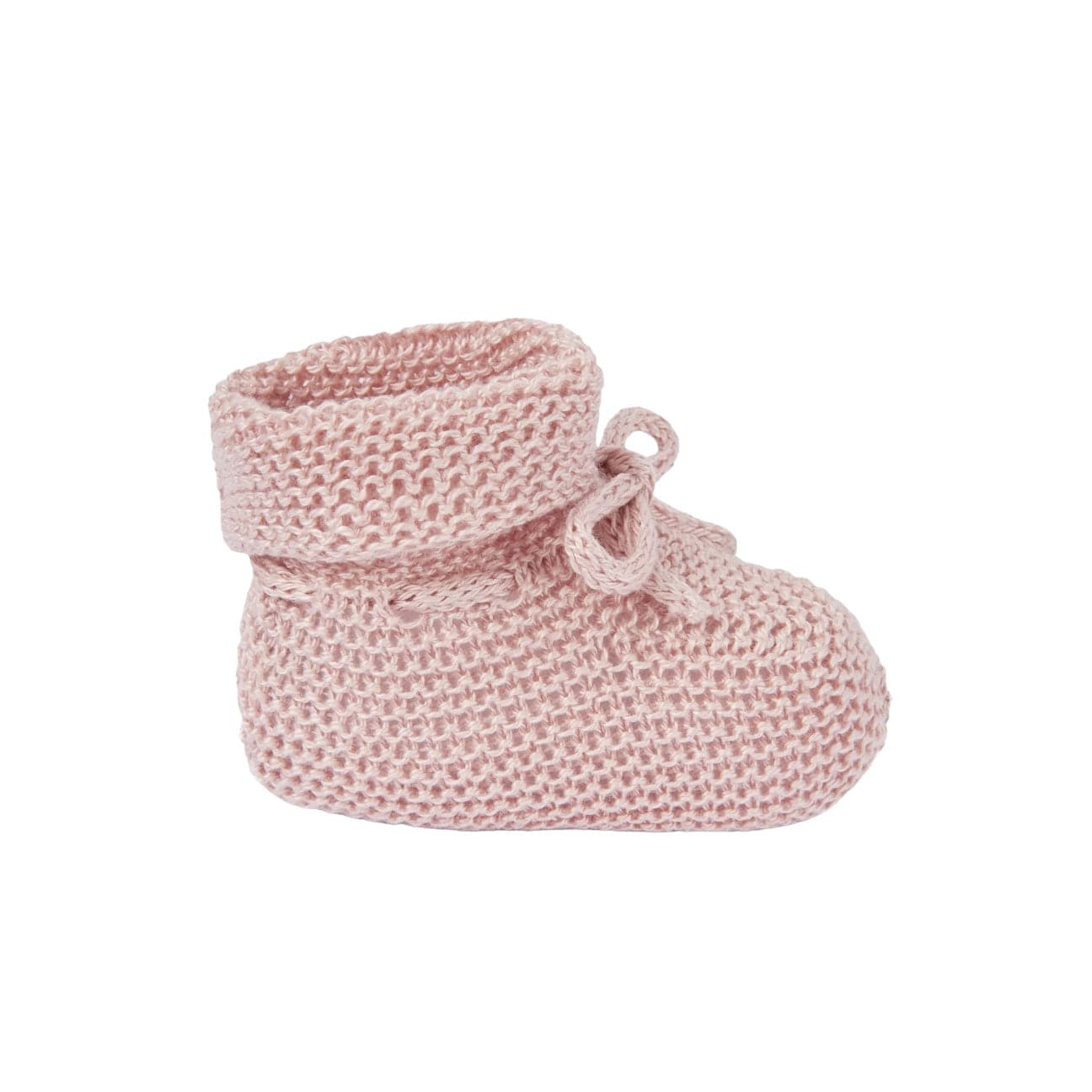 Paz Rodriguez Dusky Pink Knitted Booties