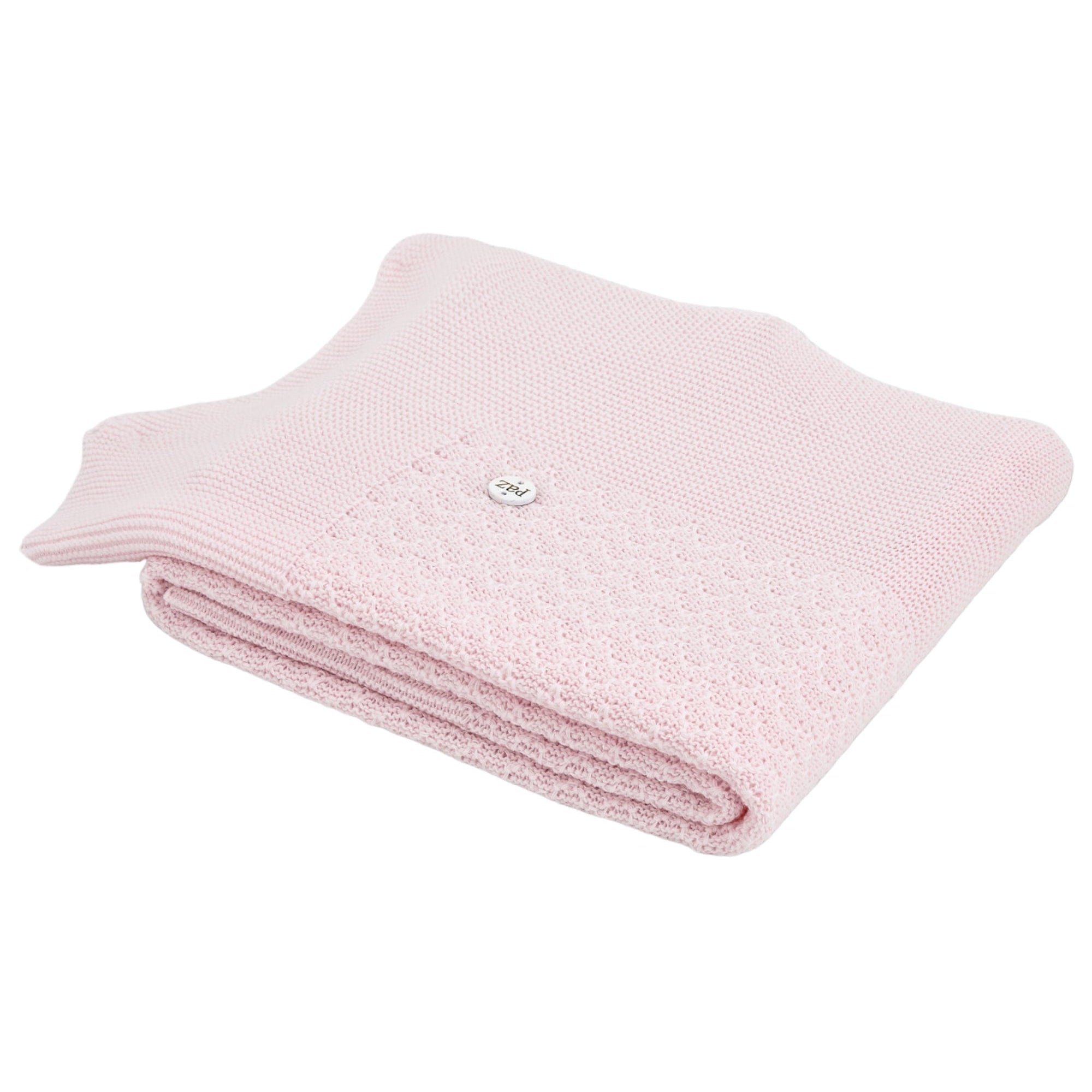 Paz Rodriguez Pink Detailed Knitted Shawl